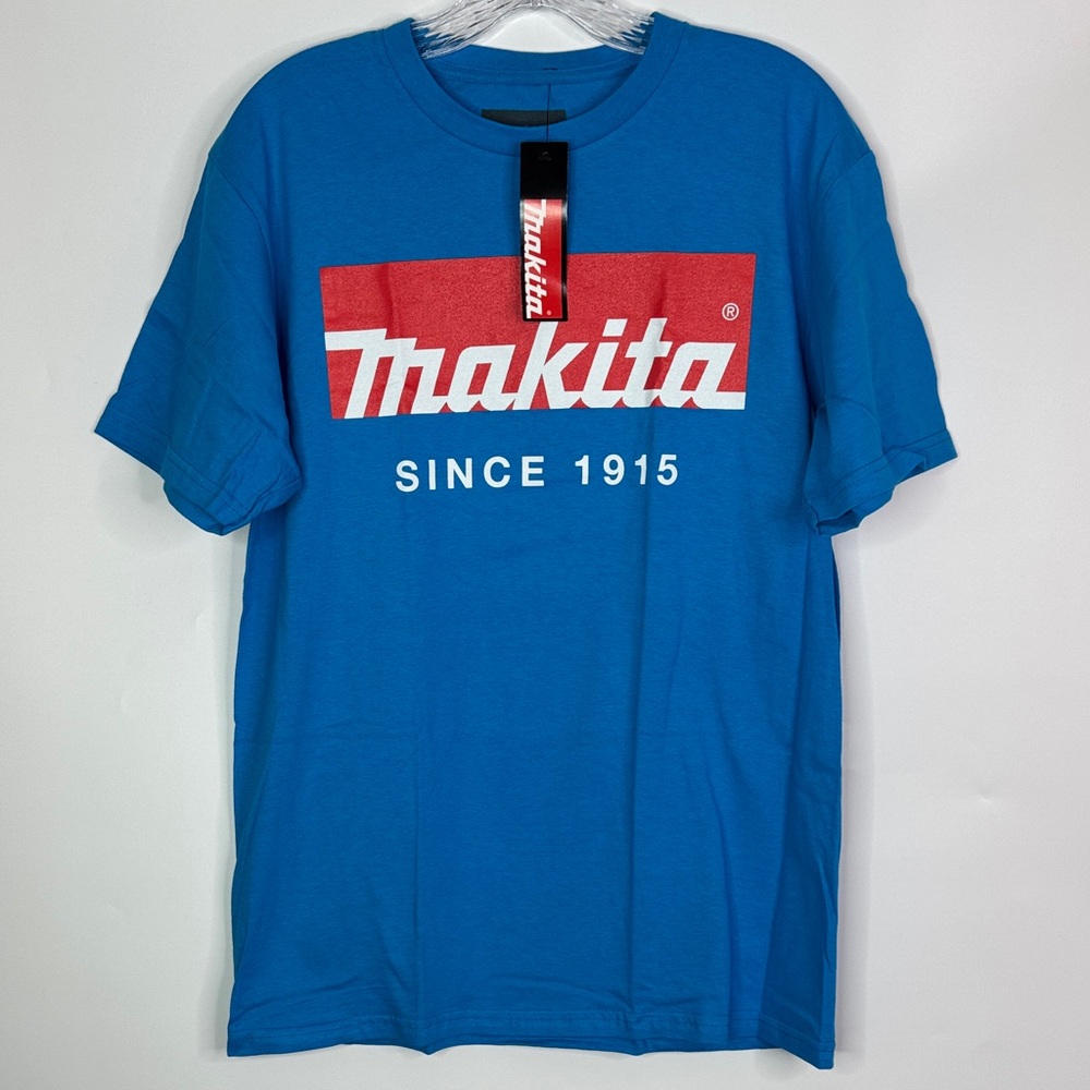 Makita Graphic Print Blue Tshirt Medium NWT
